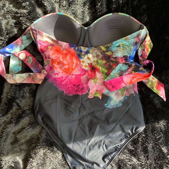 Ted Baker London Floral Swimsuit - Picture 6 of 8